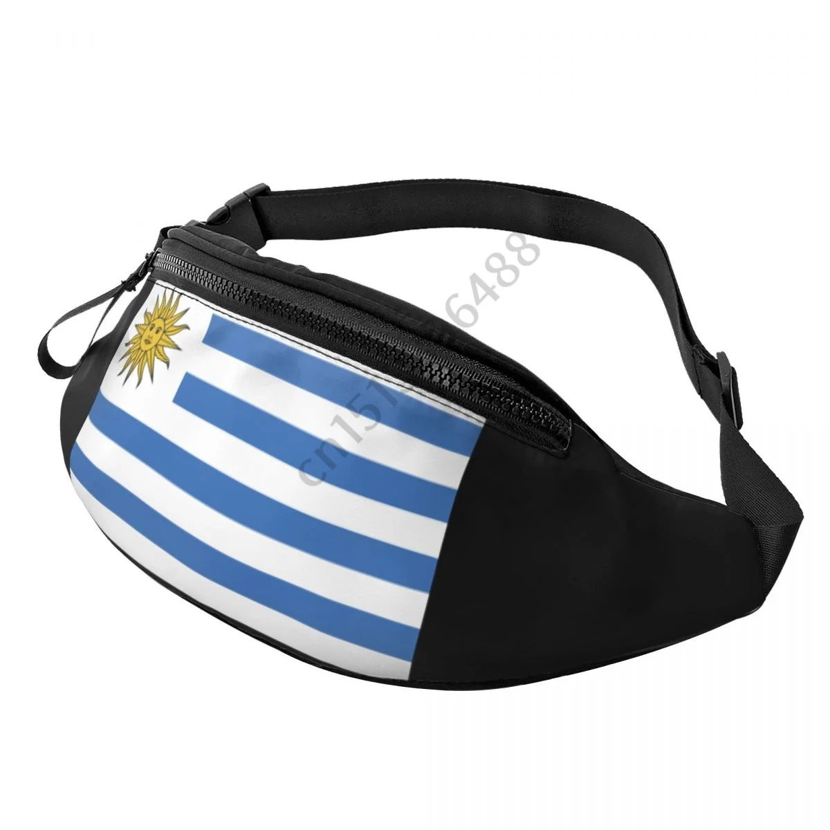 

Uruguay Country Flag Women Men Fanny Pack Waist Bag Native Hip Lightweight Strap Waist Pack for Running Hiking
