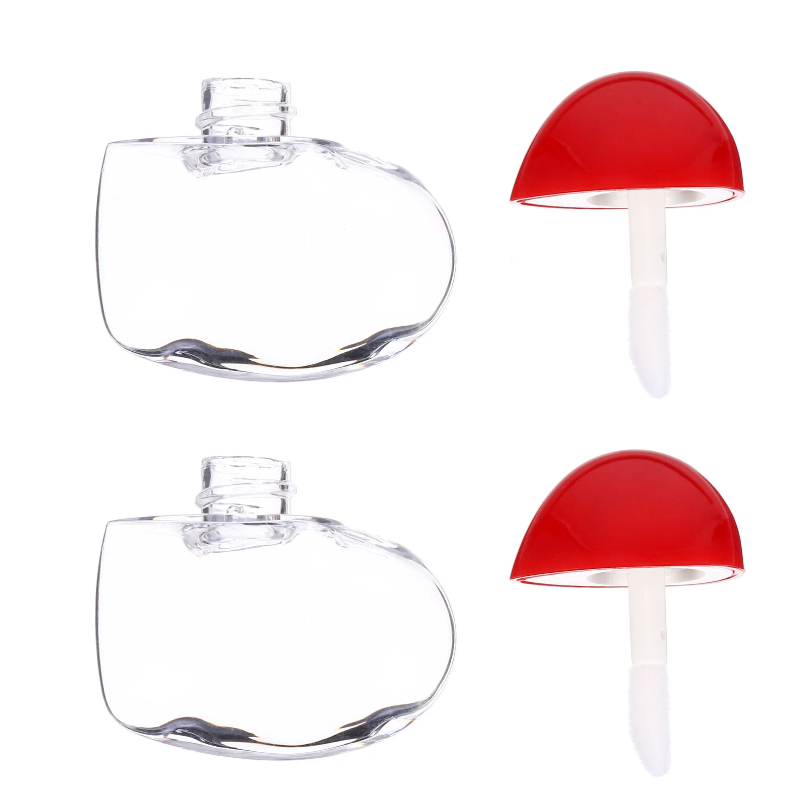 

20 Pcs Lip Gloss Bottle Stick Sub Lipstick Tube Brush Head Plastic Container Miss