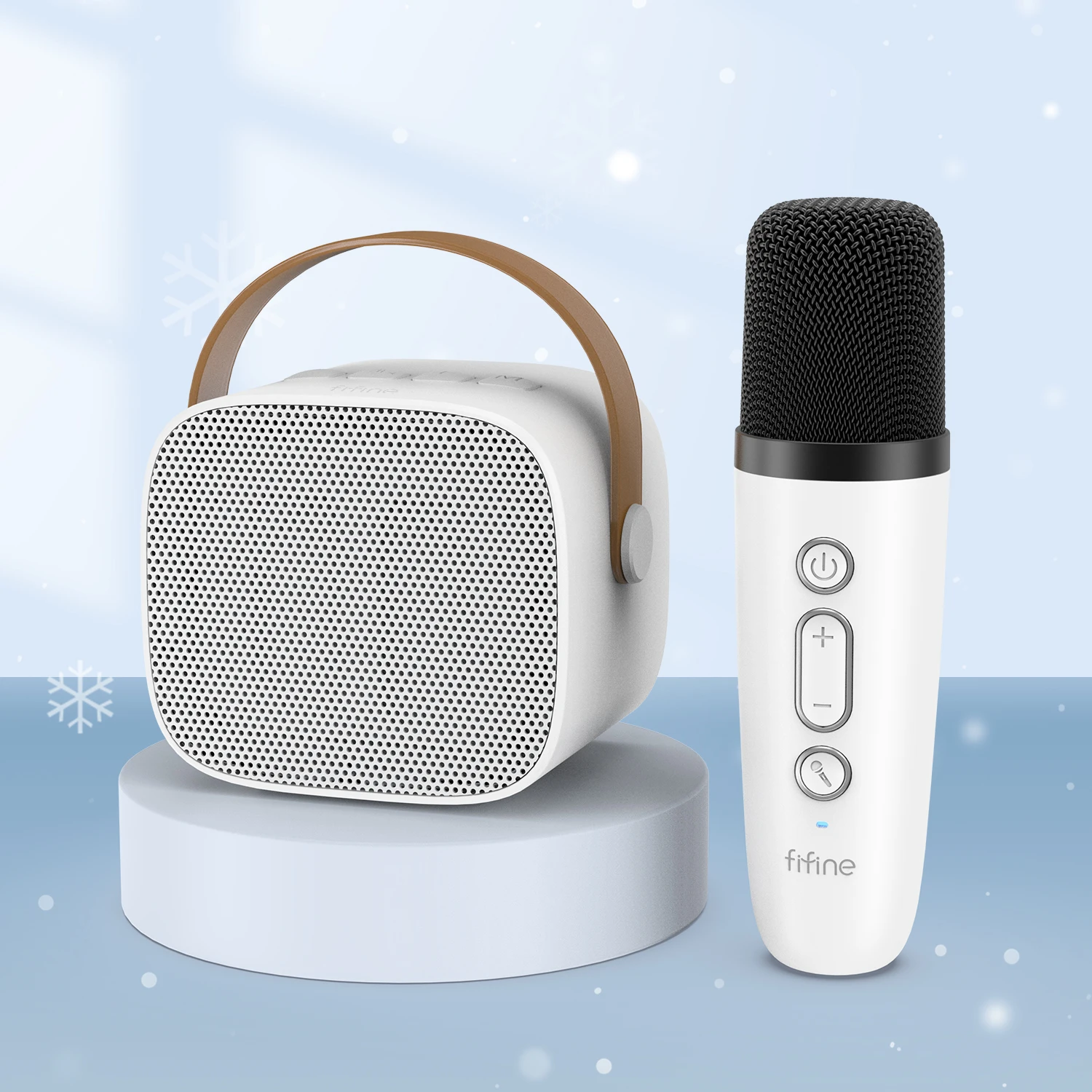 

Fifine E1 Wireless Mic Portable Handheld Karaoke Wireless Microphone Party Karaoke Speaker Handheld Kids Microphone With Speaker