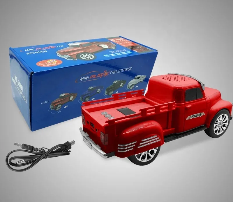 WSTER WS558BT Низкая цена в форме грузовика Bt Динамик с длительным режимом ожидания