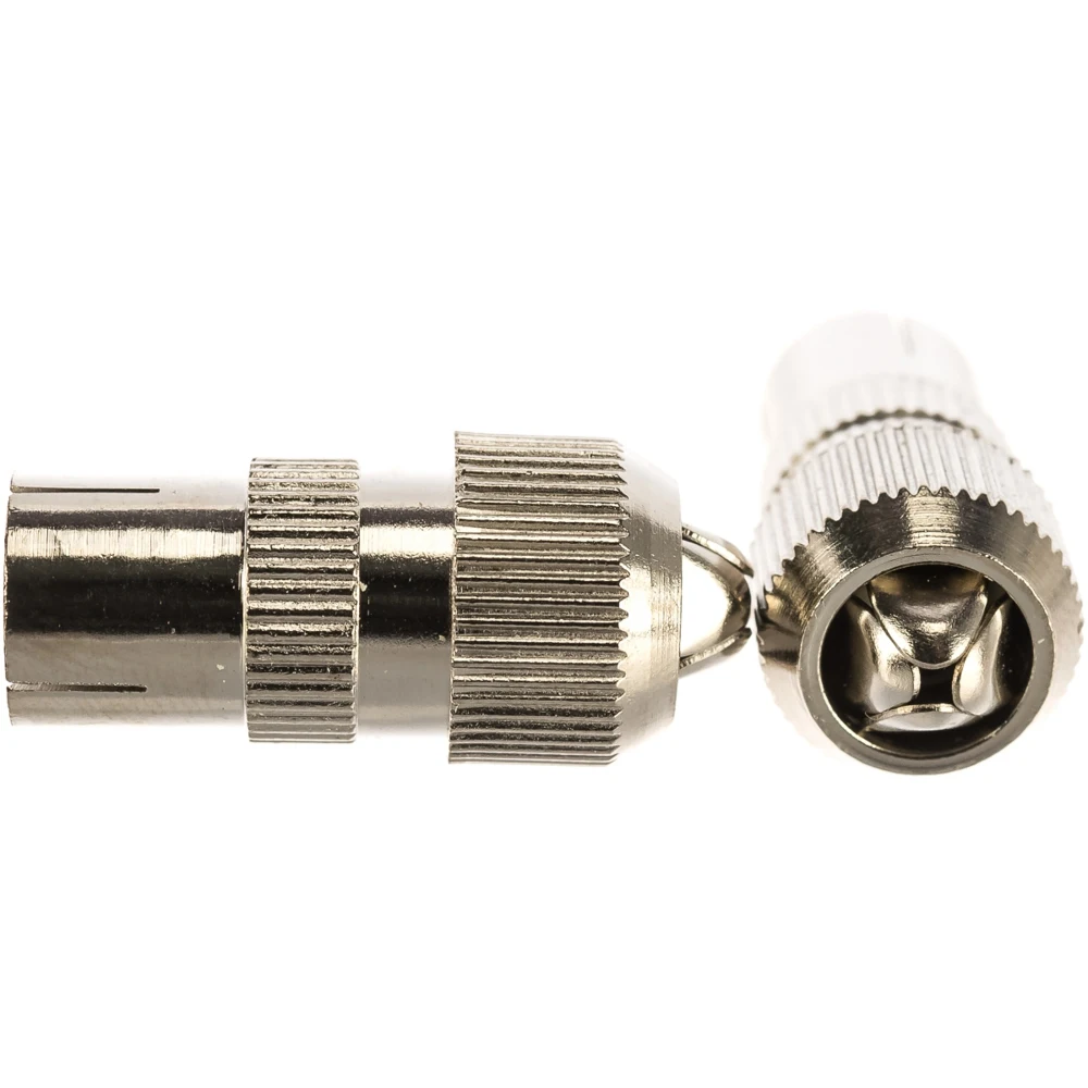 Plug straight-TV without soldering Walnut (2 PCs Included) | Audio & Video Cables