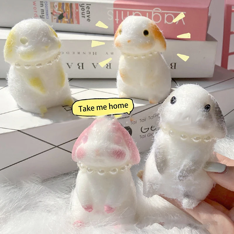 Мультяшная кавайная игрушка-кролик с медленным отскоком креативная мягкая