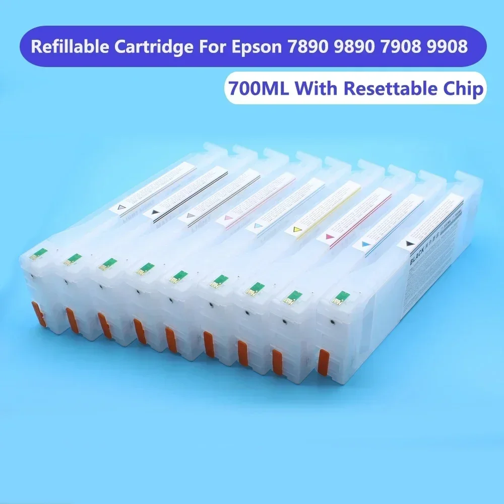 7900 9900 Запасной картридж для принтера с чипом Epson Stylus Pro 7890 9890 7908 9908 7910 9700 7700 700 мл