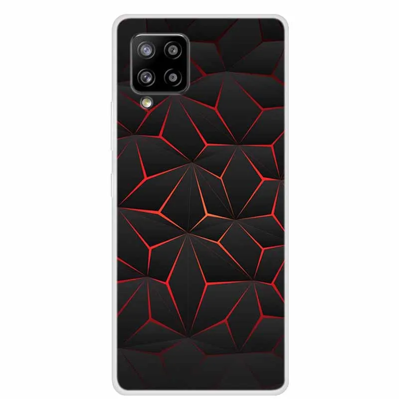 Роскошный чехол с цветочным рисунком для Samsung A42 5G мягкая задняя крышка из