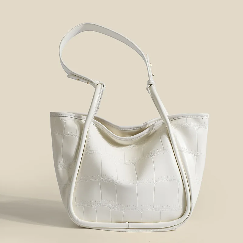 Crocodile Pattern Bag Women's Bag 2021 New Fashion Korean Version Women's Bag Bucket Bag Autumn Winter Simple Large-capacity Bag