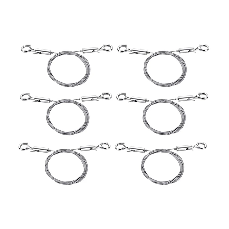 

Висячий провод для фотографий из нержавеющей стали, висячий провод для фотографий, 2 м x 1,5 мм с крючком, стандартный комплект для подвешивания