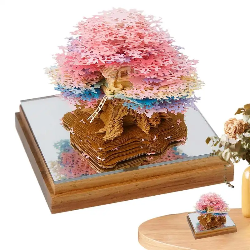 3D Художественный Календарь 2025 Резьба по бумаге календарь Блокнот для заметок