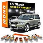 MDNG 20 шт. Canbus Светодиодная лампа для освещения салона автомобиля Kit для Skoda Yeti 5L SUV 2009 2010 2011 2012-2017 купольная карта багажника номерной знак лампа