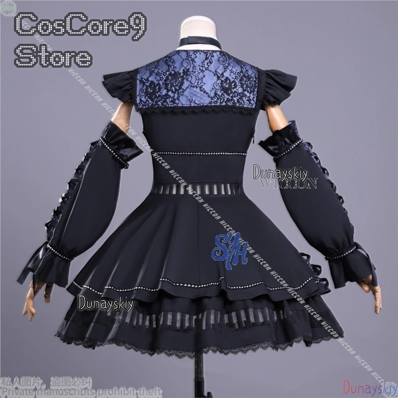 Фото Shikano Ichigo BERRY Косплей Игра Аниме 코스프레 Kawaii Японский Джирай Kei Девушки Сексуальное Черное Платье Готическая Лолита Парик Хэллоуин Вечеринка №4
