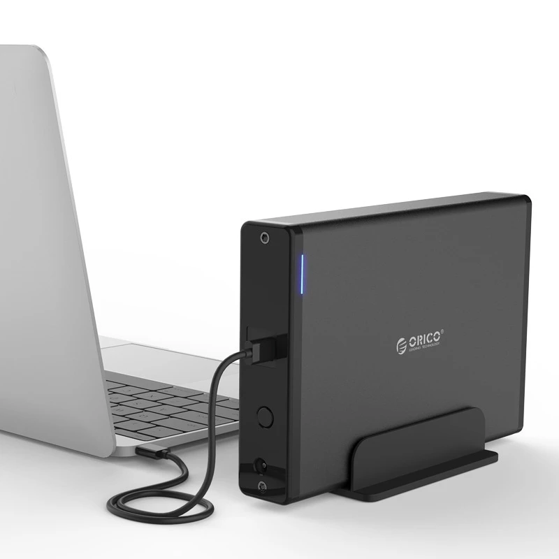 

ORICO 3.5 Inch Hard Disk Box SATA To USB 3.1 External Hard Drive Reader Type-C Mobile Hard Disk Box