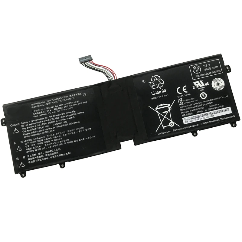 Новый оригинальный аккумулятор для ноутбука LBG722VH LBP7221E LG Gram 13Z940 13Z970 14Z950 15Z960 15Z975
