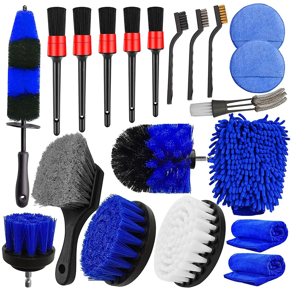 

20Pcs Car Wheel Tire Cleaning Brush Set, Car Detailing Kit, Car Detailing Brush Set