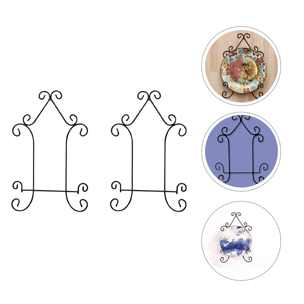 

Holder Stand Display Plate Easel Wall Rack Metal Photo Dish Frame Picture Vertical Industrial Coaster Anti Painting Magazine