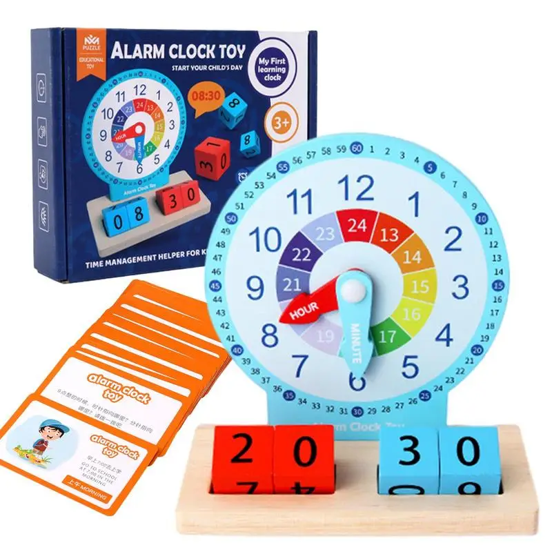 

Learning Clock Toy Toddlers Clock Learning To Tell Time Student Clock Teaching & Demonstration Clock Kids Early Educational Toys