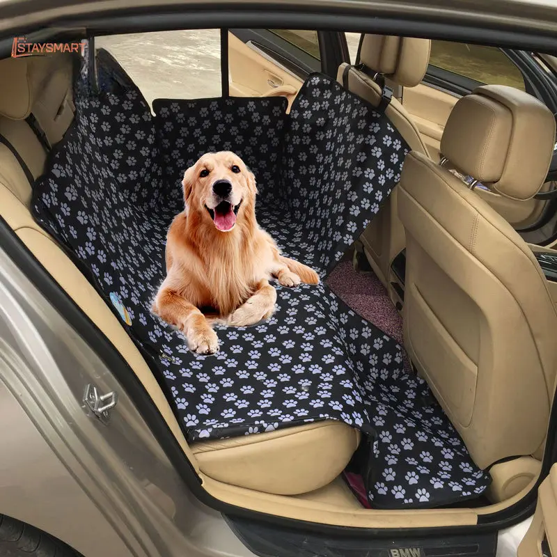

CAWAYI KENNEL Dog Carriers Waterproof Rear Back Pet Dog Car Seat Cover Mats Hammock Protector with Safety Belt Transportin Perro