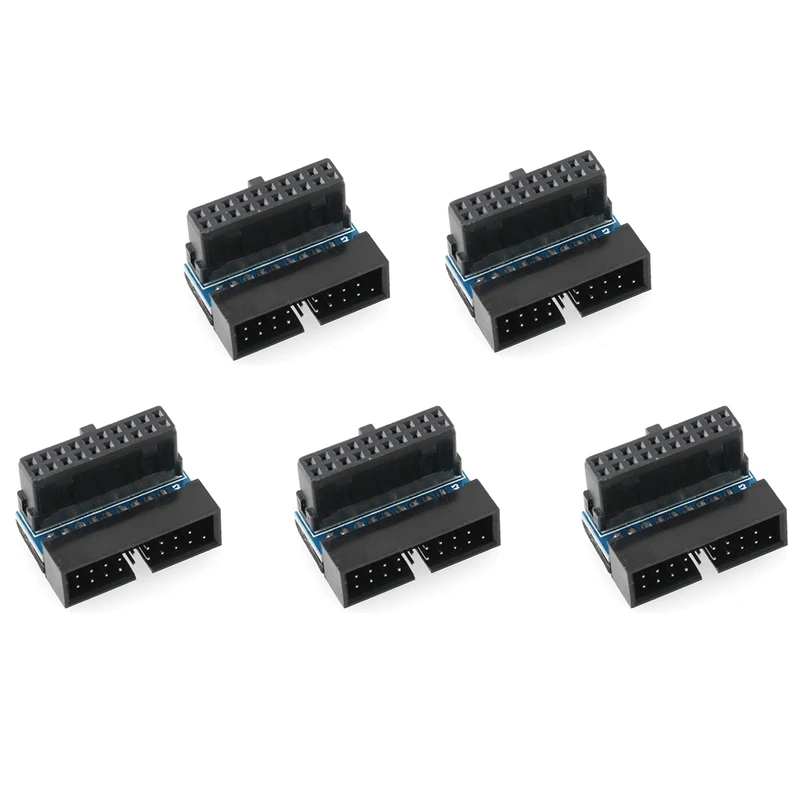 

5 шт., адаптер-удлинитель для материнской платы, USB 3,0