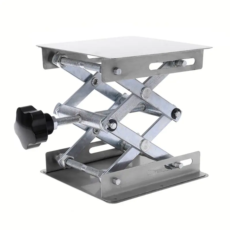 

Stainless Steel Lab Lifting Platform Stand Rack Scissor Lab-Lift Lifter Manual