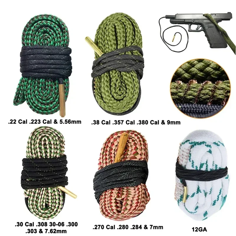 Набор для чистки пистолета инструмент ствол ружья веревка калибра 22 5 56 &amp 7 62 мм