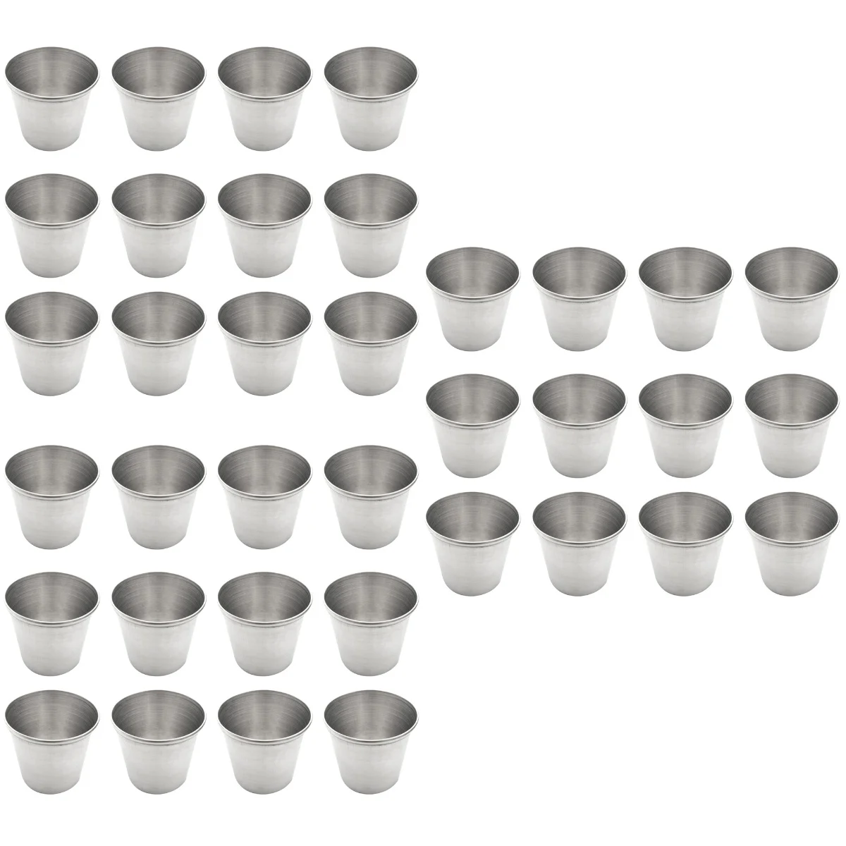 

Metal Shot Glasses Cups Cup Stainless Drinkingsmall Steel Saucebar Partytumblers Tumbler Vintage