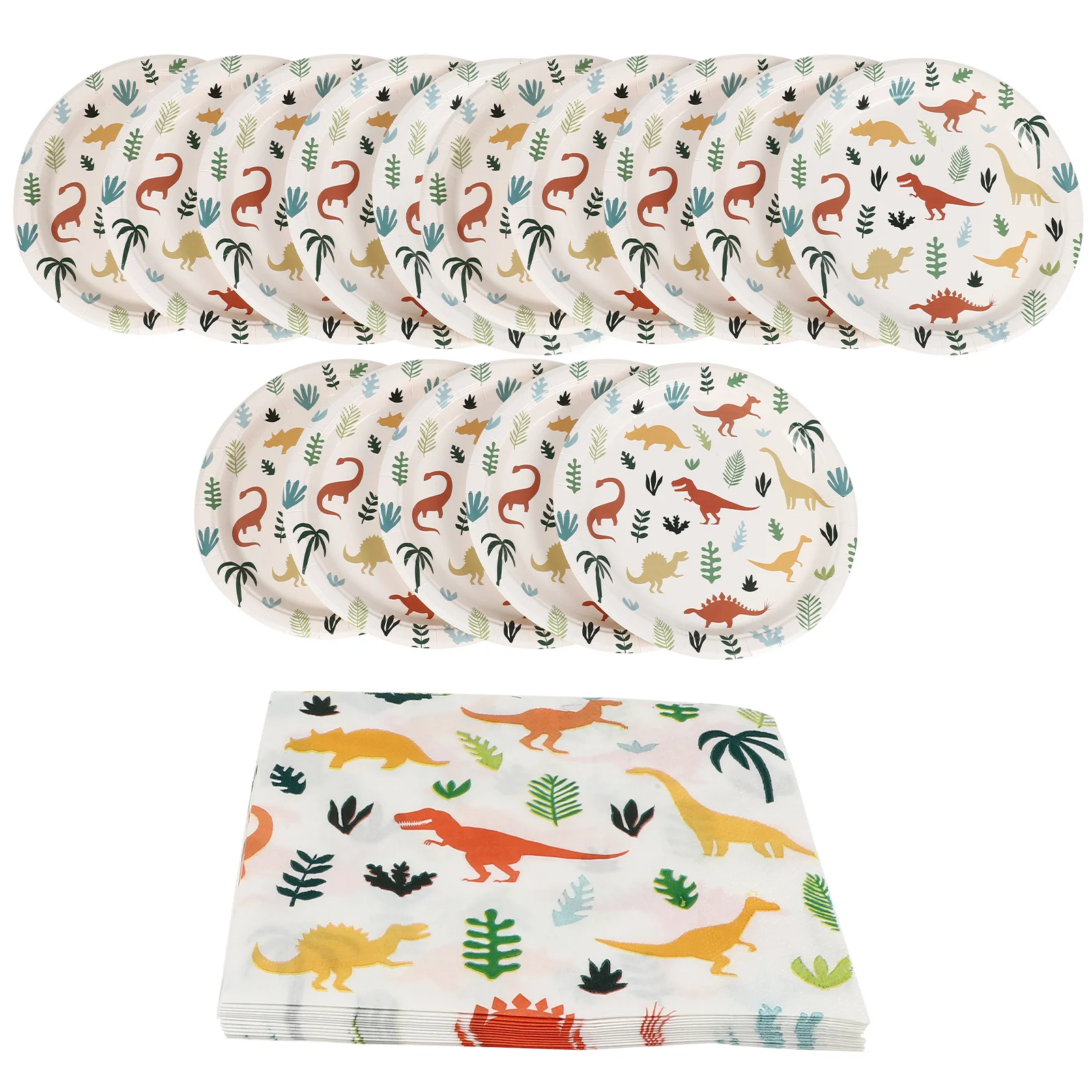 

1 Set Food Serving Tableware Dessert Plate Dinner Paper Tableware Birthday Paper