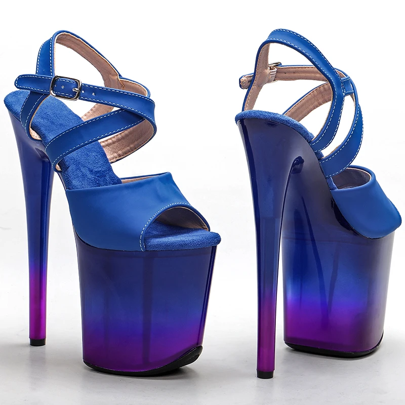 Leecabe 8Inch/20cm Women's Platform Sandals  party High Heels Shoes Pole Dancing Shoes