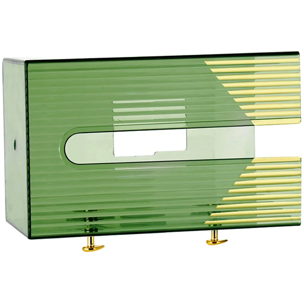 

Tissue Box Wall Napkin Mounted Storage Nail Free Holders Holder Container Casepunching Containers