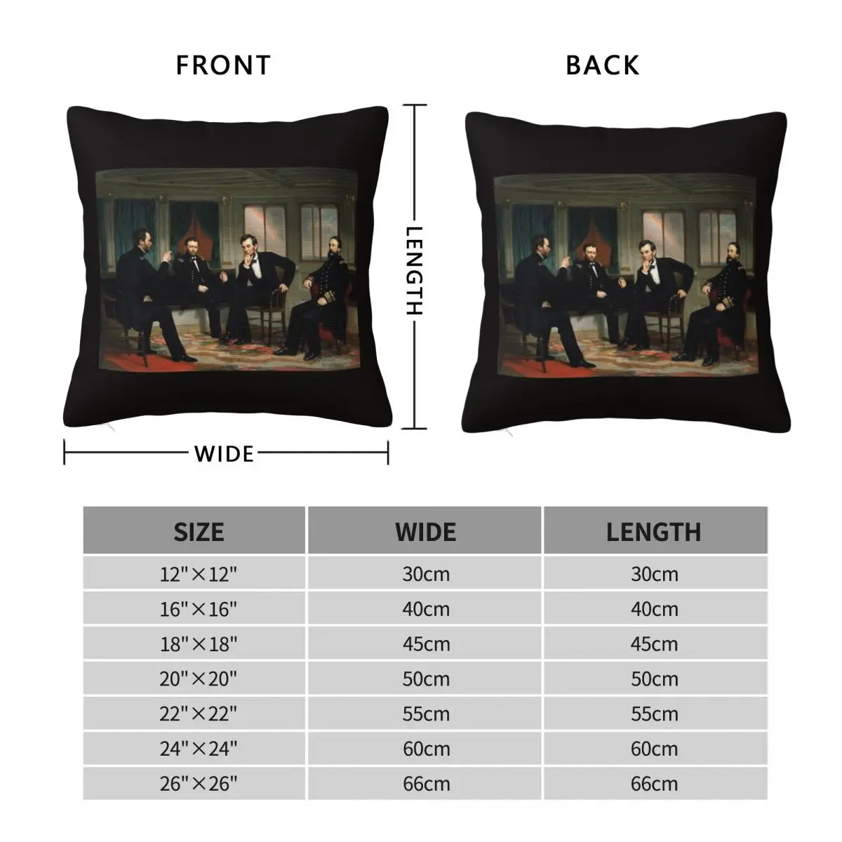 Павлицы — наволочка Лидерса Союза Гражданской войны на подушке