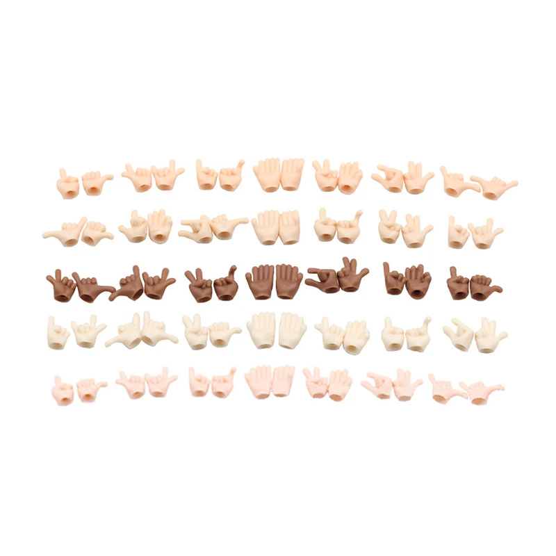 

7Pcs Sdsee Cartoon Hand Set Replacement Hands for Dolls Toy Hands Accessories