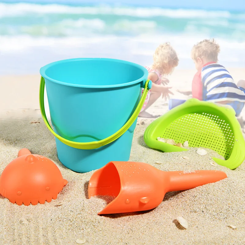 

Mideer milu Qiqu ocean beach toys children's outdoor leisure baby playing sand tools bucket and shovel