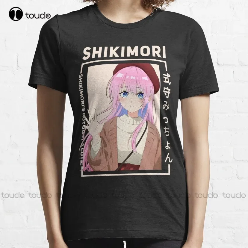 Shikimori - Kawaii Dake Ja Nai San Классическая футболка 2XL Рубашки для мужчин Дышащий хлопок