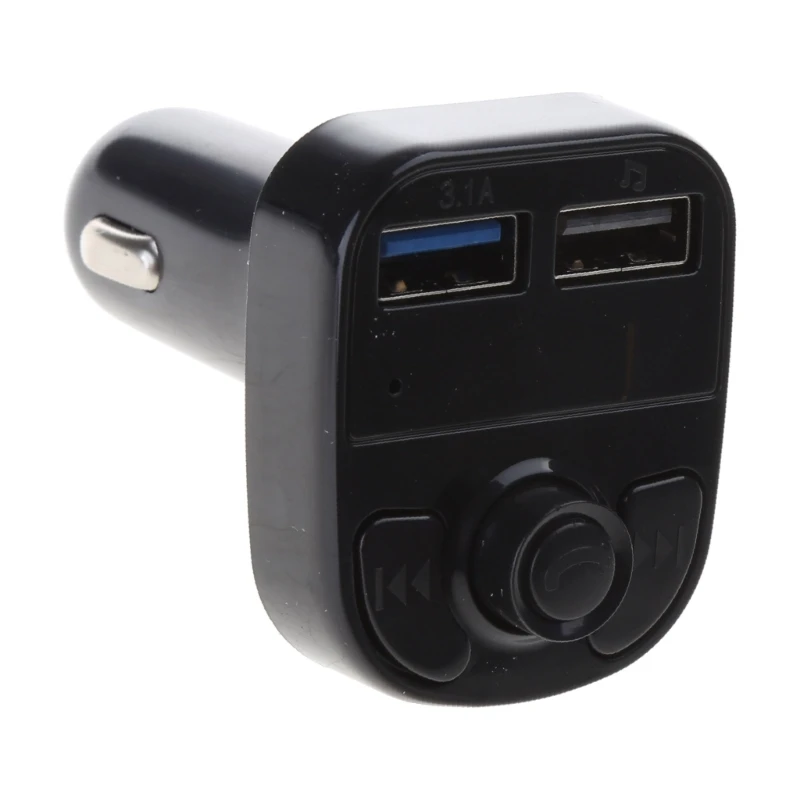 MP3 FM-приемник Автомобильный аудиоплеер Dual USB Радиопередатчик Громкая связь 2xUSB