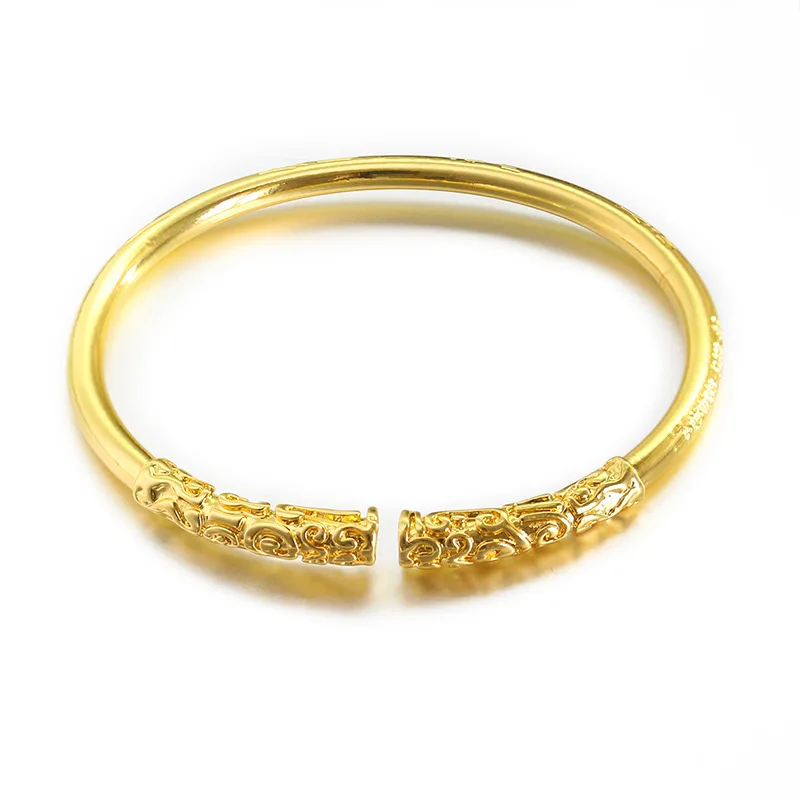 Fashion 3 Colors Monkey King Bar Bracelet Sun Wukong Golden Cudgel Open Cuff Bangle Men Women Bracelets Jewelry | Украшения и