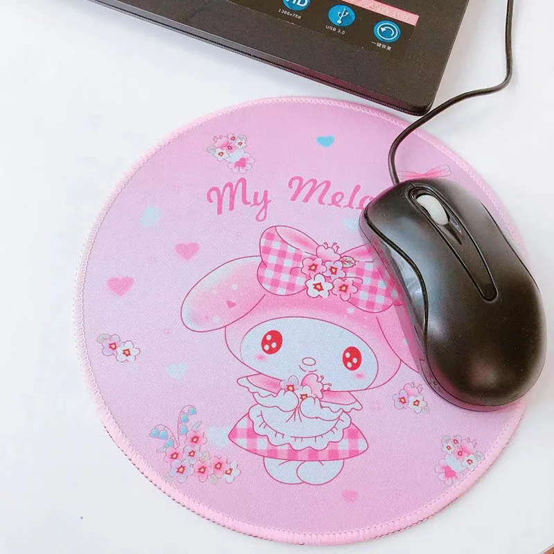 

Sanrio Mouse Pad 20Cm Hello Kt Kuromi Melody Cinnamoroll Cute Rubber Anti Slip Printing Computer High Quality Gifts for Children