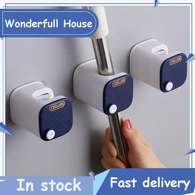 

Green Toilet Storage Securing Viscose Rack Viscose Hook Storage Viscose Rack Storage Mop Waterproof And Moisture-proof Mop Rack