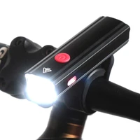 bicycle headlight usb rechargable aluminum alloy waterproof led cycling front light 300 lumen bicycle flashlight for bicycle
