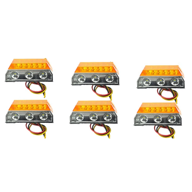 

6 шт., боковые фонари для грузового прицепа