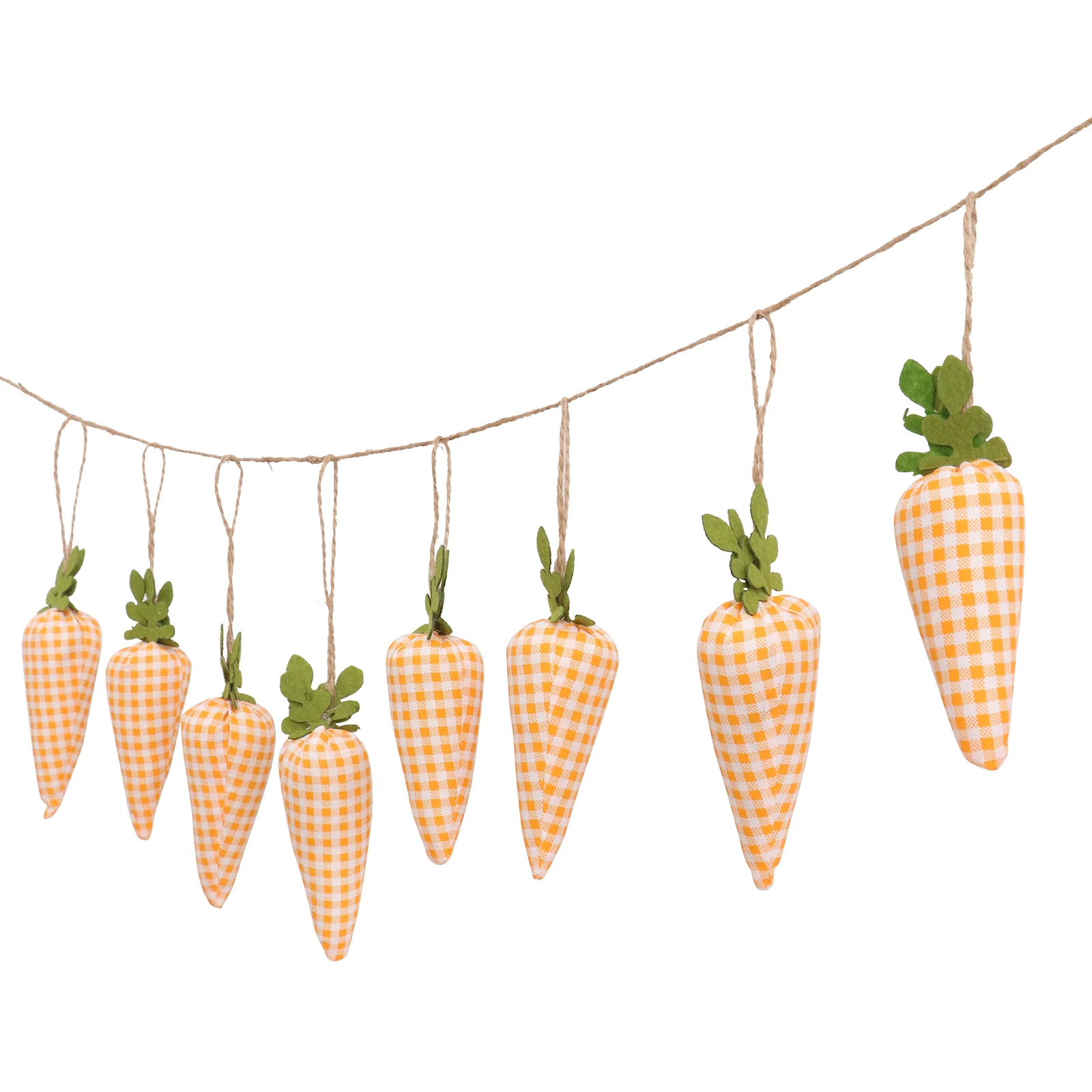 

Rustic Garland Hanging Carrot Banner Homemade Ornaments Easter Wall Home Décor Easter Party Buntings Props Easter Decoration
