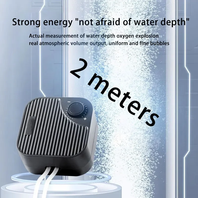 Кислородный насос для аквариума 3/4/5/8 Вт миниатюрный бесшумный кислородный