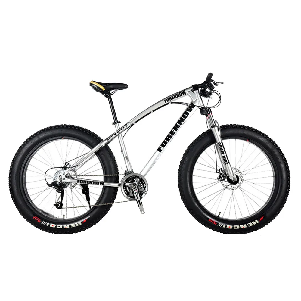 

Велосипед Горный с износостойкостью и двойным дисковым тормозом, 20 дюймов, 21 скорость, песок, ультра широкий подшипник для шин, 160 кг