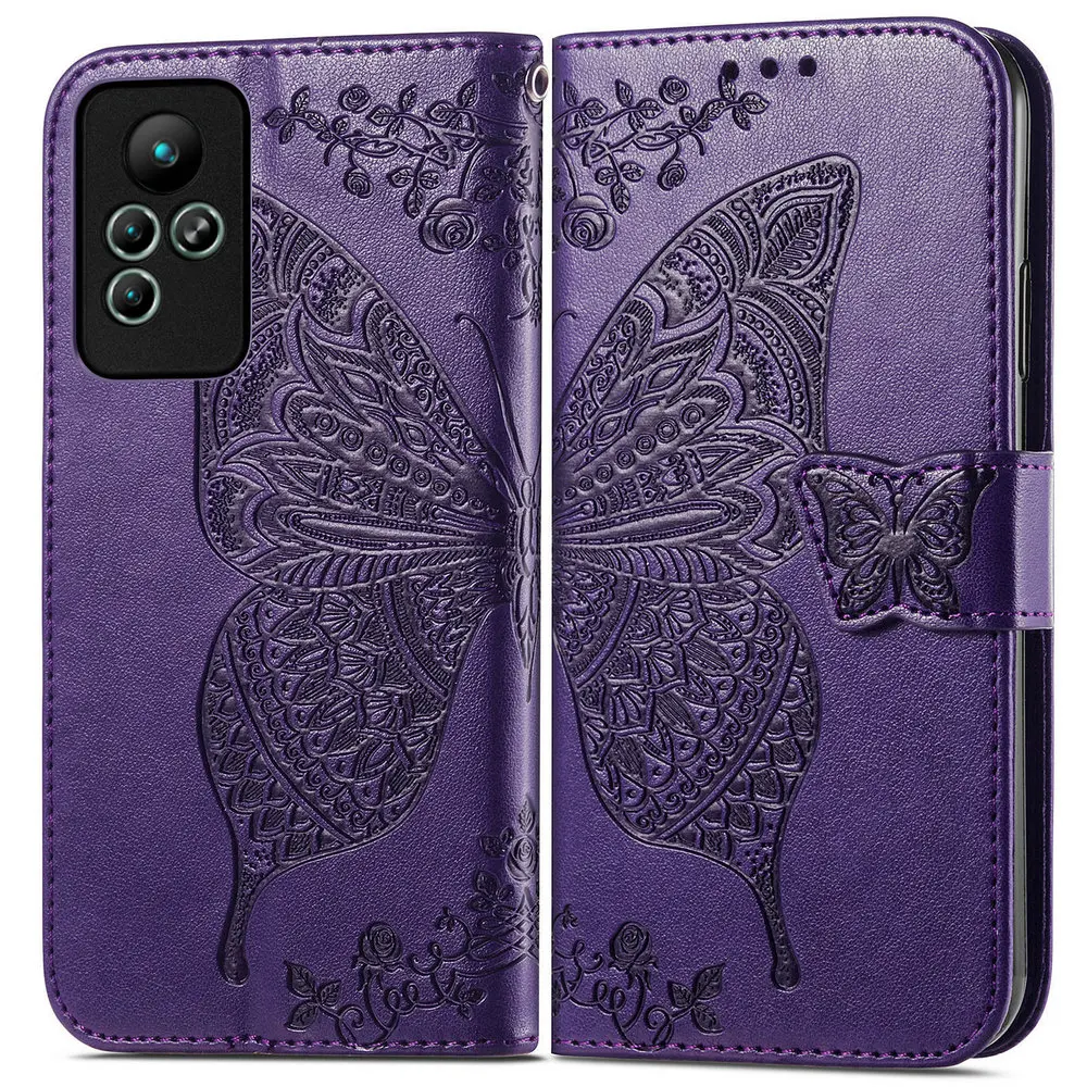

Butterfly Wallet Book Funda for Infinix Note 11 Pro Note12 NFC 2023 Flip Case Hot 20 12 Play 12i 10s 20s 20i 11s NFC Note 10 G96