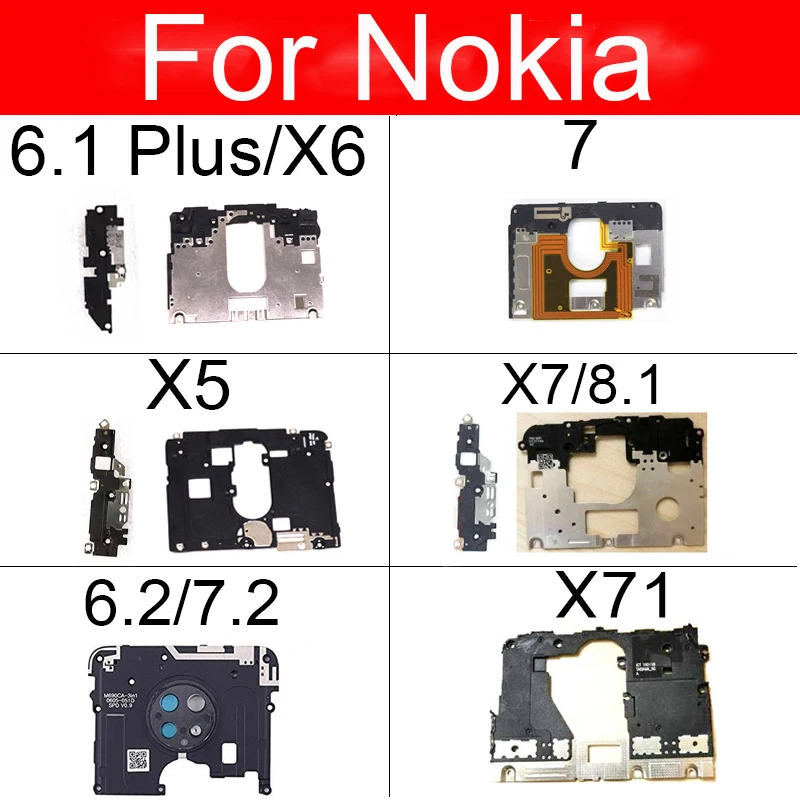 

Antenna Motherboard Cover For Nokia 7 6.1 Plus 6.2 7.2 8.1 X5 X6 X7 X71 Back Frame Cover on Mainboard USB Charger Board Cover