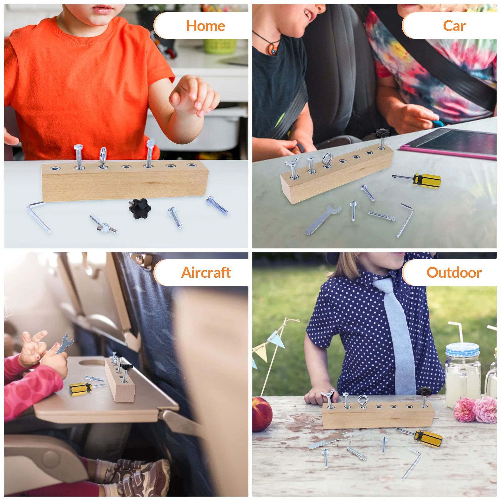 

Screwdriver Board Set for 3 4 5 Year Old Kids Boys Children from 3 Years
