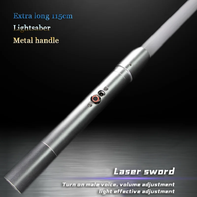 

115cm Light Saber Metal Handle Jedi Sword Promise Discoloration With Sound And Light Foc Lock Up Duel RGB Lightsaber Toy