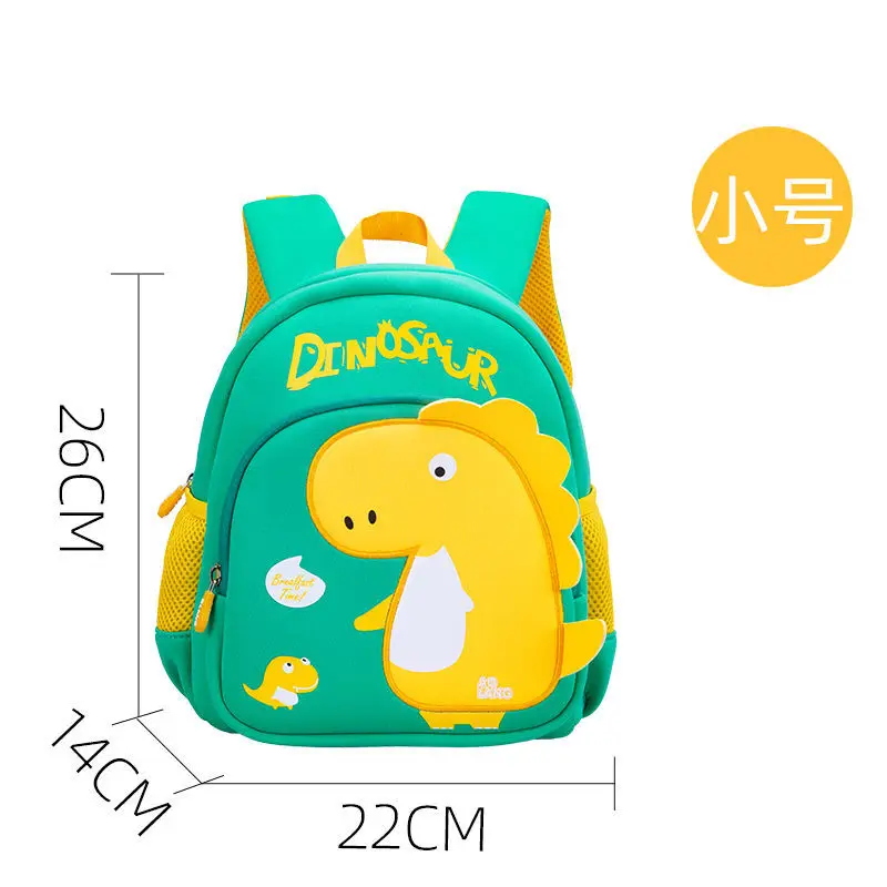 Kindergarten Cute Cartoon Kids Dinosaur SchoolBags Trendy Waterproof Backpack Boy Outdoor Travel Backpack