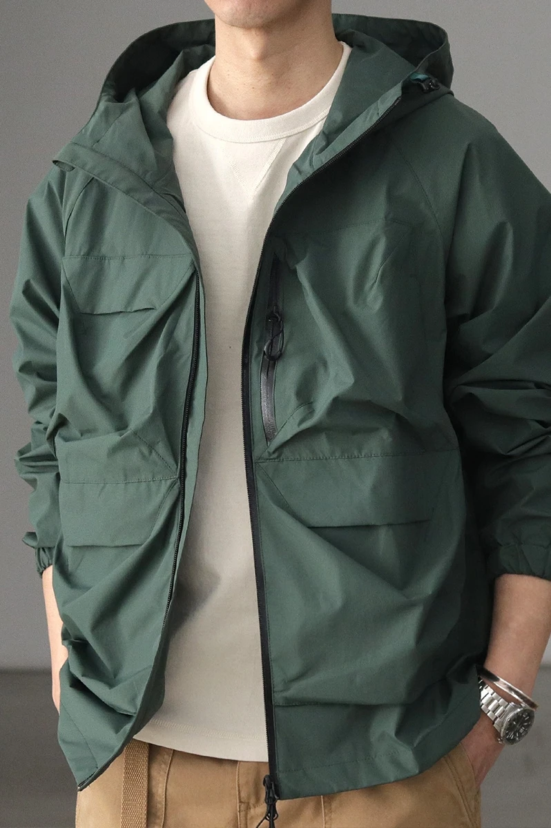 Светильник Кая уличная водонепроницаемая куртка с капюшоном в японском стиле