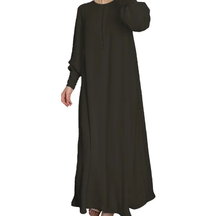 Chiffon Muslim Maxi Hijab Dress Eid Abayas for Women Turkish Dresses Dubai Abaya Islamic Clothing Kaftan Robe Musulmane Longue