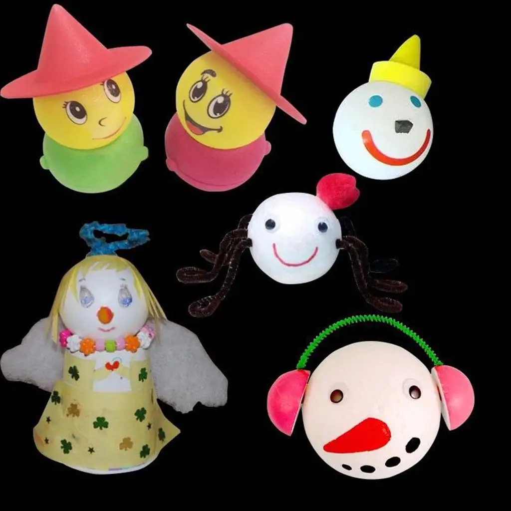 100x моделирующие шарики из пенополистирола рождественские украшения детское