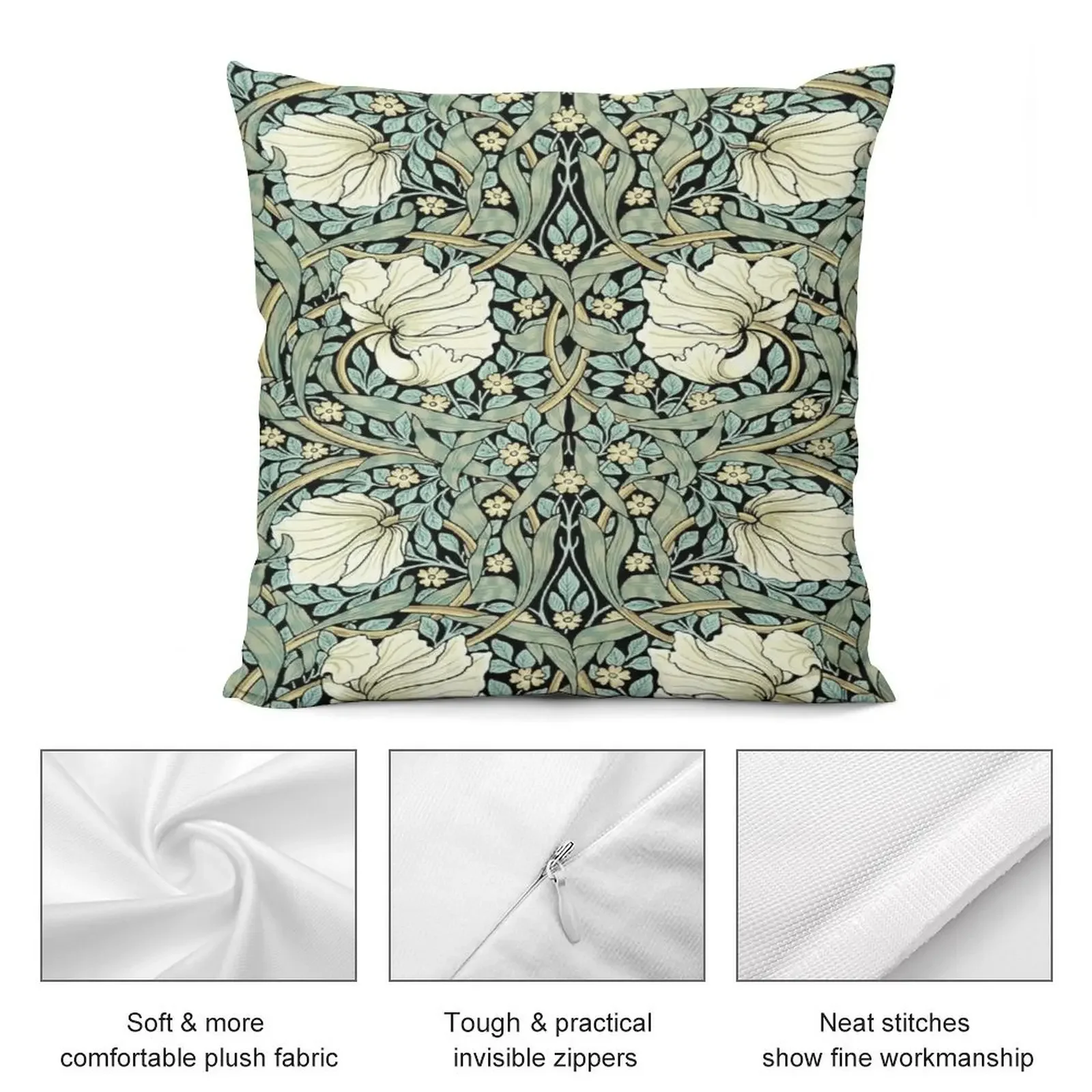 William Morris - pimpernel декоративная подушка декоративные подушки для гостиной