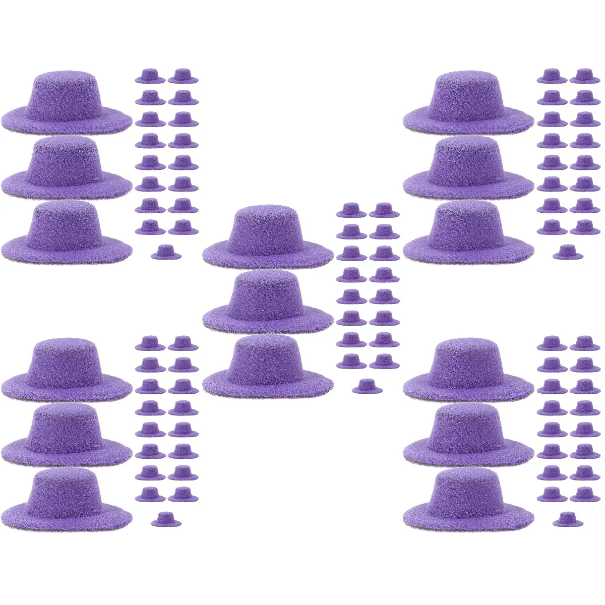 

100 крошечная джазовая шляпа, мини джазовые шляпы, детское платье, товары Вечерние