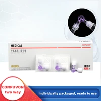 5 pack hospital clinical plastic tee plug luer lock connector 2 way 3 way flexible tee connector extension tube